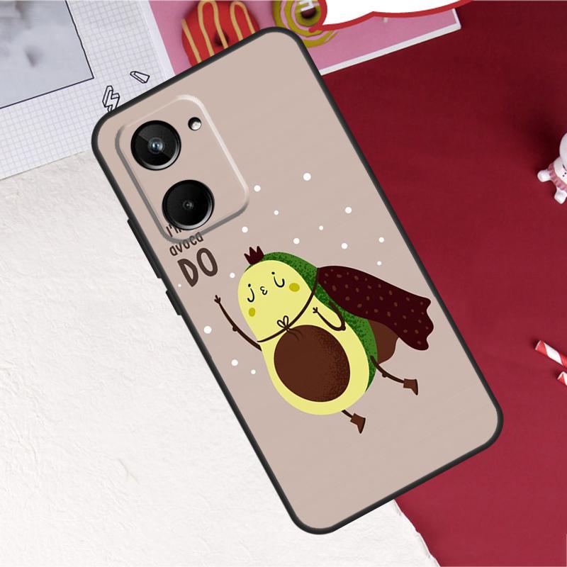 Cute Avocado Fruits For Realme GT7 Pro 15 10 11 12 13 14 Pro Plus C67 C65 C63 C61 C55 C53 C51 C35 C75 C71 Case