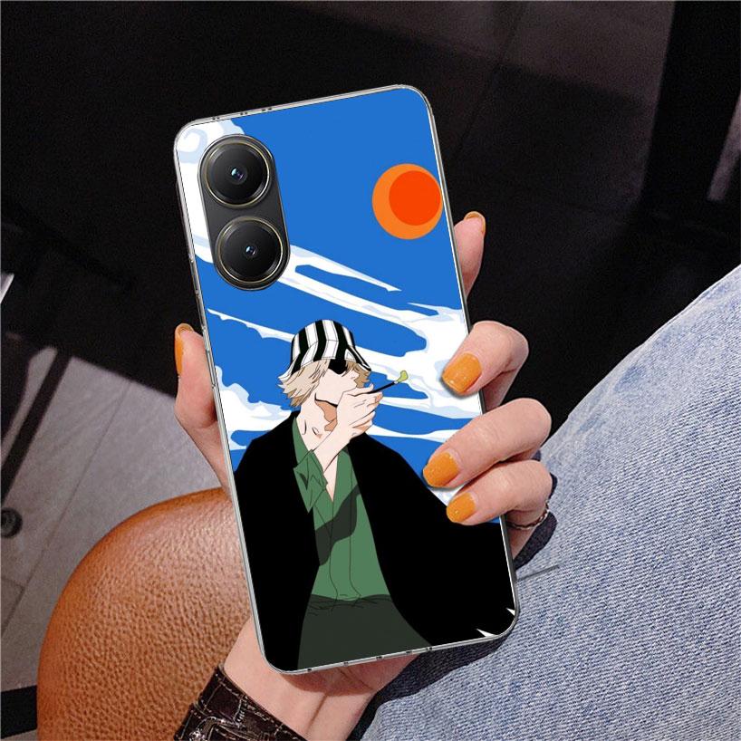 Bleach Kisuke Urahara Phone Case For Xiaomi Poco X7 X6 X5 Pro F7 Ultra Redmi 15C 15 13C 13 12C 12 10 10A 10C 9 9A 9C 9T Cover Po