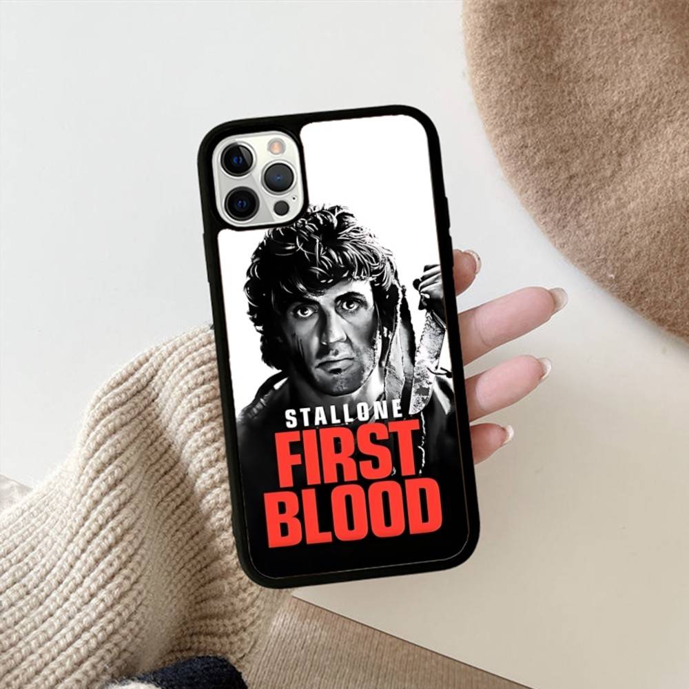 1 шт. Чехол для телефона из фильма «Рэмбо: Первая кровь» для iPhone 17 16 15 14 13 Plus 12 11 Pro Max, чехлы из ПК+ТПУ, задняя крышка