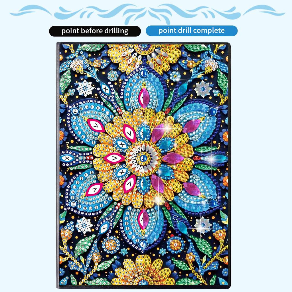 DIY Diamond Painting Business Notebook – Creative Dot Drill Writing Book for Kids