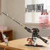 KAIYU K96249 Кастинговая катушка Удочка Строительные блоки - Совместимая с LEGO Рыболовная игрушка Модель Украшение