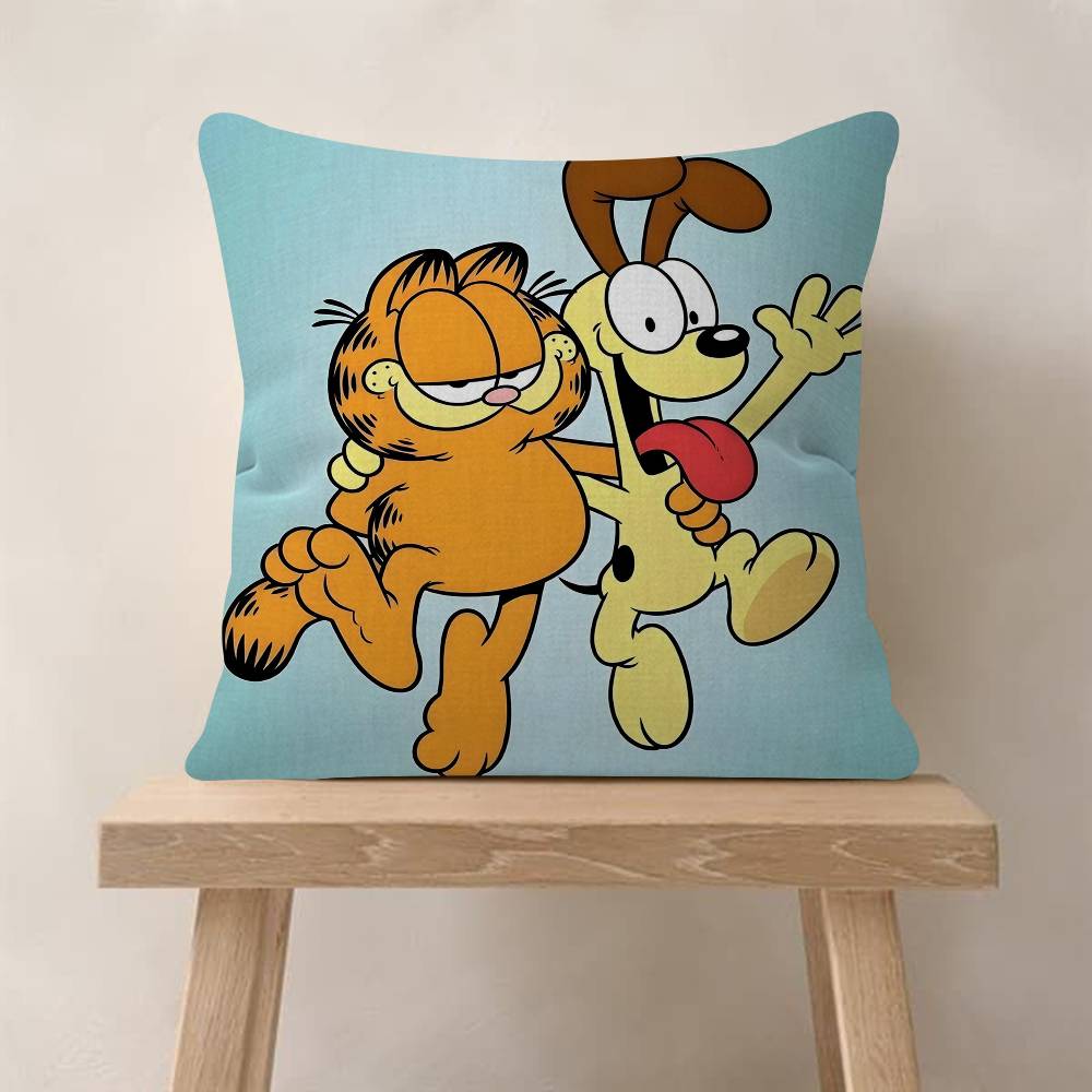 pc Cartoon GGarfieldss Anime Cushion Cover Car Throw Pillow Case For Sofa Car Christmas Gift