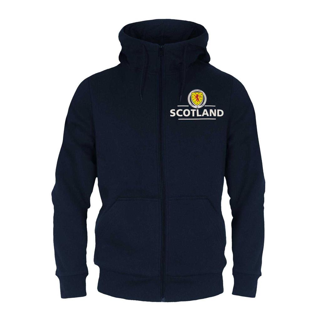 Scotland FA Mens Fleece Full Zip Hoodie