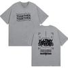 Harry Styles 2026 Tour DoubleSided Print TShirt Unisex Hip Hop Fashion Pure Cotton Short Sleeve Casual Apparel Tshirt