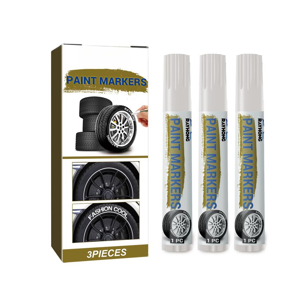 Car Tire Marker Car Compact Portable Waterproof Quick Drying Painting Marker Graffiti Pen