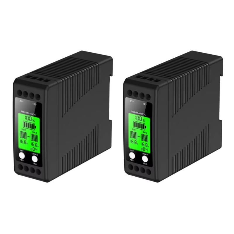 Эквалайзер свинцово-кислотных аккумуляторов 2S 4S 6S 12V 24V 36V 5A Активный балансир LFP Lifepo4 Подключенный параллельно-последовательно ЖК-метр