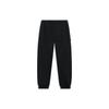 Li Ning Solid Color Loose Fit Cuffed Casual Pants Men Bottoms Black AKLT253-2