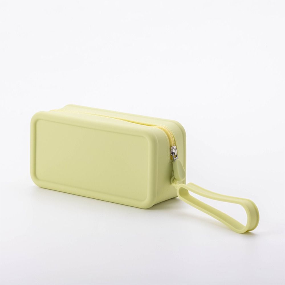 Silicone Travel Pouch Large Capacity Earphone Bag New Cosmetic Bag  Women Girls