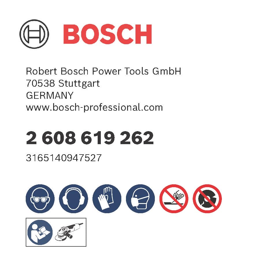 Bosch Отрезной круг по нержавеющей стали 25 2608619262 X-LOCK 125x1.0 Сталь, Штук,