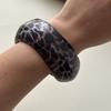 Текстурные массивные браслеты женские винтажные деревянные кольца на руку темпераментные смоляные преувеличенные браслеты женские