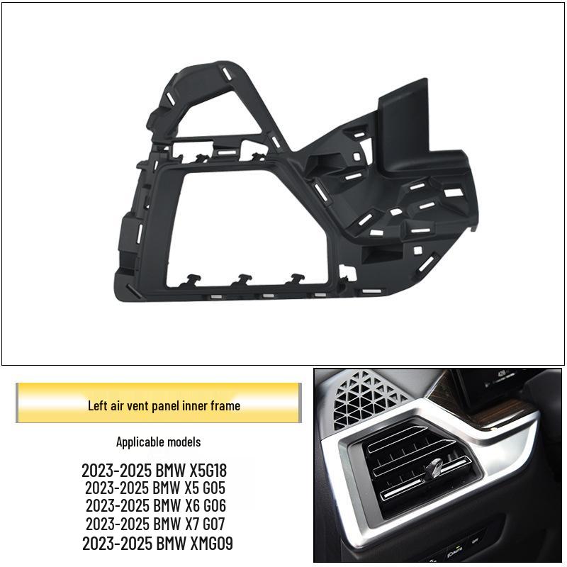 Комплект для ремонта воздуховодов BMW X5/X6/X7: Вал ручки регулировки и рамка панели