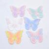 12Pcs 58*45mm Embroidered Knitting Butterfly for Clothes Hat Gloves Sewing Patches DIY Headwear Hair Clips Decor Accessories