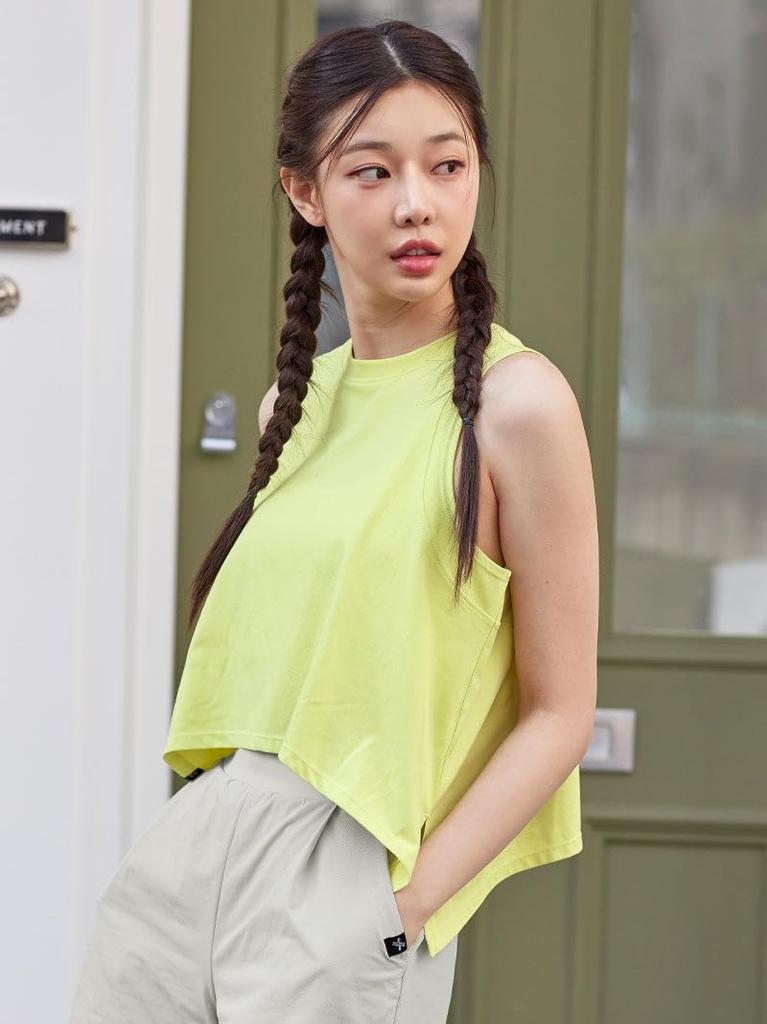 XEXYMIX Майка для йоги без рукавов, размер Wild Lime, женская, XL, (xtfsl03j2)