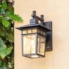 Antique Style Outdoor Waterproof Hexagonal Wall Sconce