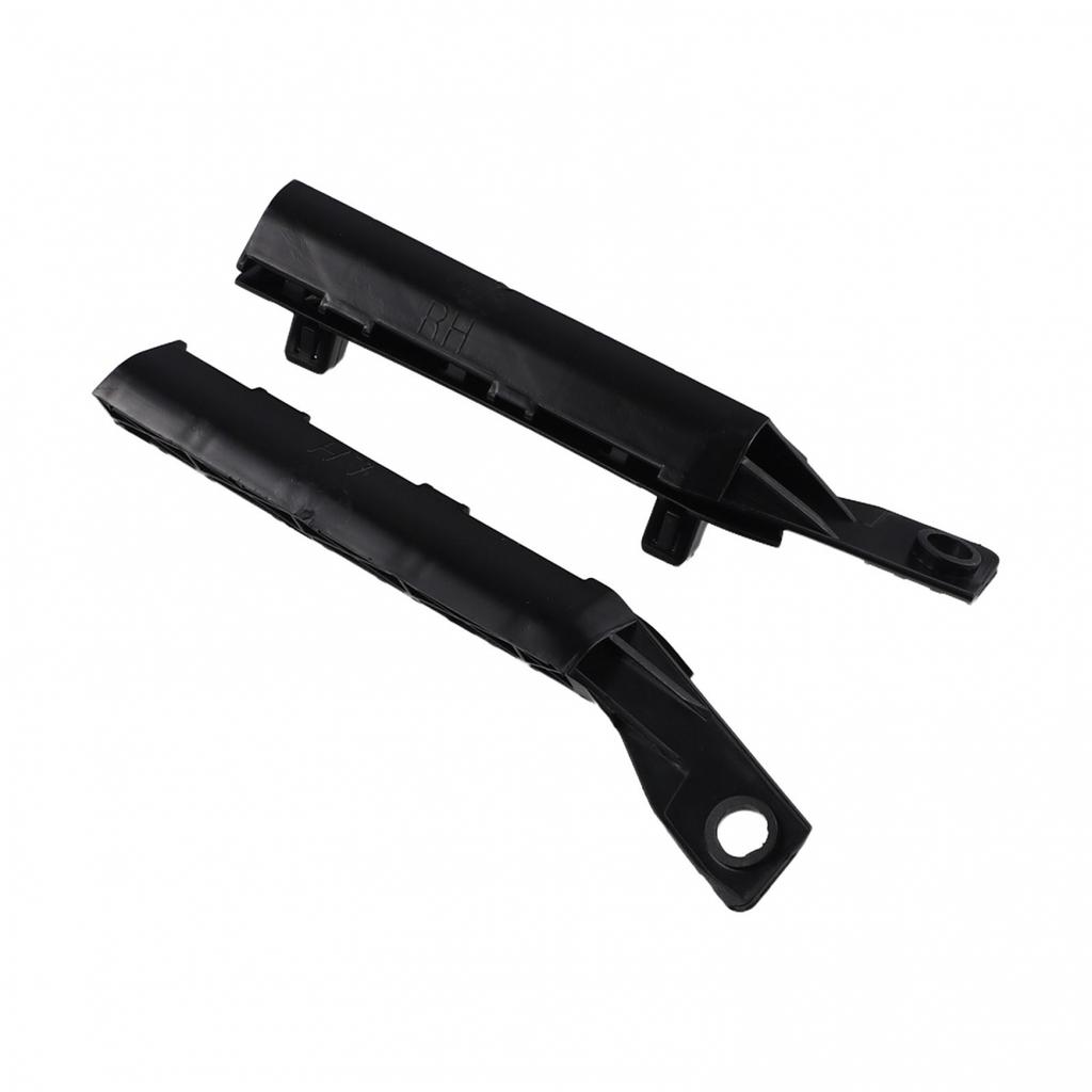 Front Bumper Fixing Bracket for Nissan For Tiida 2005 2010 (Black 1 Pair)