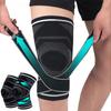 1/2 шт. спортивные наколенники, защита колена, эластичная спортивная наколенник, поддержка фитнеса, баскетбола, волейбола