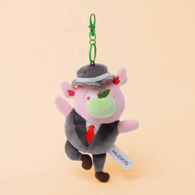 Cartoon Cute Pig Plush Keychain Pendant Short Girlfriendly Design Gift Doll
