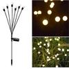 Solar-powered  Lights, LED Outdoor Courtyard Garden Lights, Ground-mounted Outdoor Camping Lights