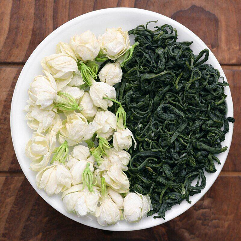 Зеленый чай с жасмином, листовой, Jaszmine с Piluochun для красоты, 125 г