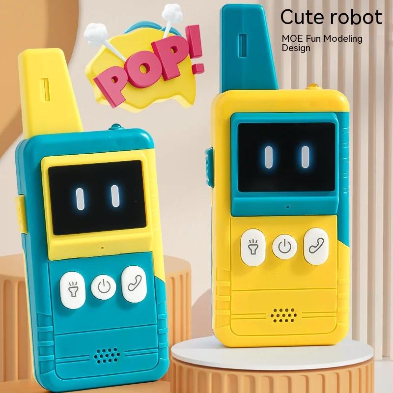 Детская электрическая игрушка рация 300 м портативная портативная беспроводная связь освещение уличная интерактивная игрушка для детей и взрослых