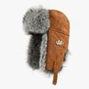 Unisex Winter Warm Fleece Lined Hat With Ear Flaps Soft Suede Fabric Ski Cycling Cap Cold Weather