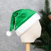 Christmas Hat Santa Hat Xmas Holiday Cap for Adult Kid Unisex Velvet Comfort for New Year Festive Holiday Party Supplies