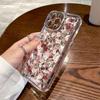 Flower Clear Color Cover For Iphone 16 15 14 Plus 13 12 11 Pro Max 7 8 Plus Xs Max Xr 13 12 Mini Full Camera Protective Silicone Shockproof Soft Case
