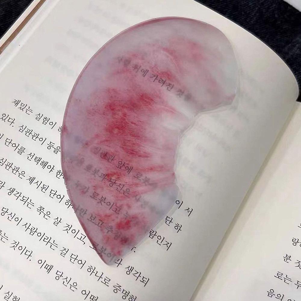 Многоцветная закладка в виде фруктового ломтика, акриловая, забавная, дизайн, держатель для страниц книги для чтения, подарок