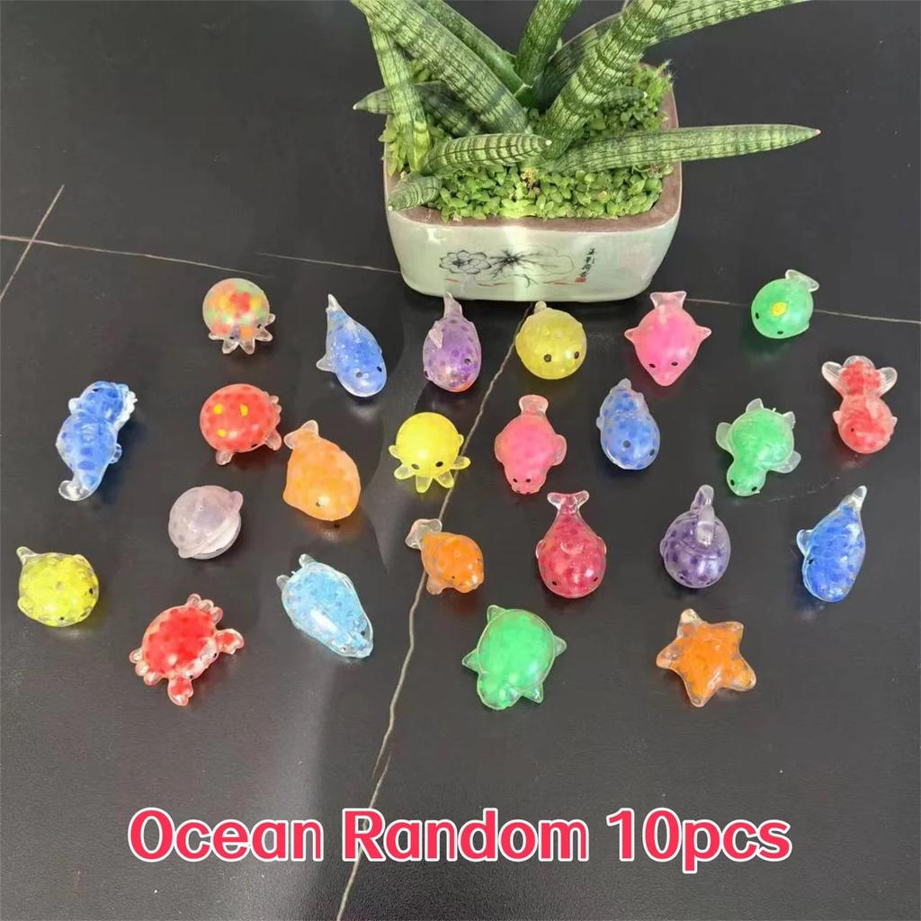 Мини-антистрессы животные - Маленькие мячики-фиджеты для снятия стресса, оптовая упаковка для подарков на вечеринку, призов в классе и сенсорных игр