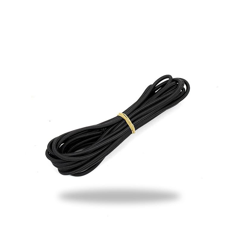 BEPAN 1M Replacement DIY Tactics Fan Tactical Equipment Elastic Rope Replacement Extinction Elastic Rope Diameter 3mm-BK CB