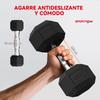 Dumbbell Set 2x2kg 2x5kg 2x8kg 2x10kg With Storage Rack For Exercise Training Black