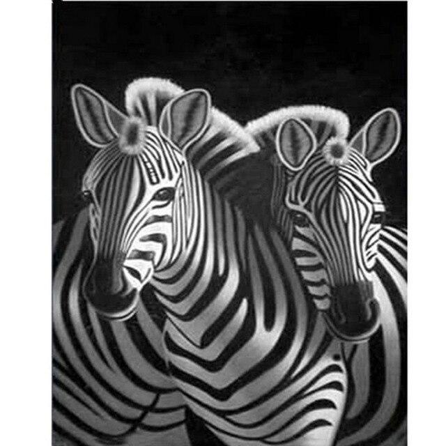 5D DIY алмазная живопись Зебра полная квадратная круглая дрель вышивка крестиком животное Алмазная вышивка распродажа мозаичный комплект ремесел домашний декор