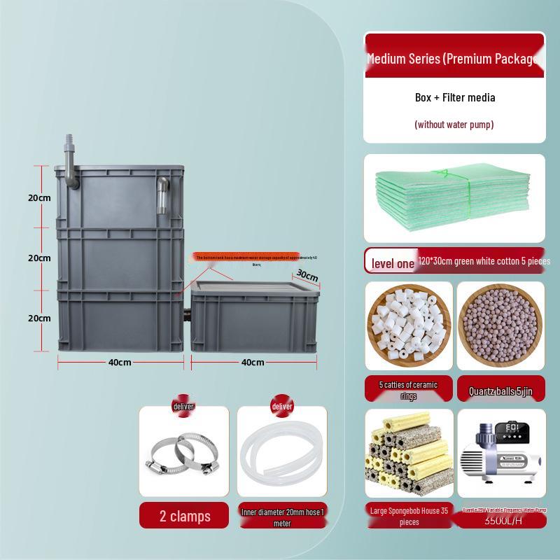 Сделай сам капельный фильтр для аквариума: Модульный бокс для разделения сухой и мокрой зон для донной фильтрации