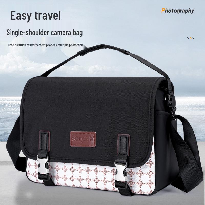 Waterproof DSLR & Mirrorless Camera Crossbody Bag for Photography (Fuji, Canon, Nikon, Sony)