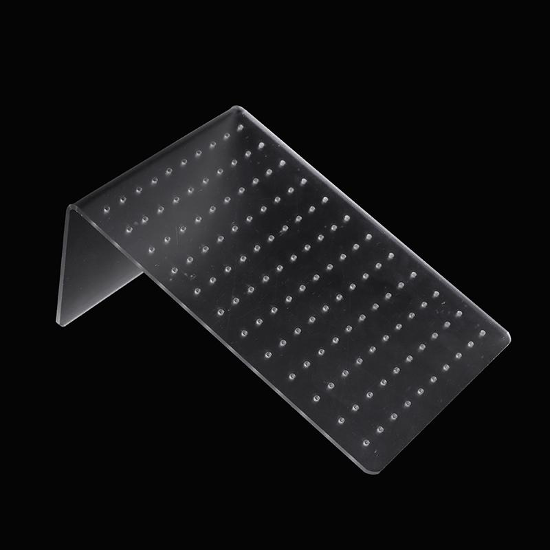 120 отверстий матовый акриловый белый ювелирный стенд для сережек держатель для гвоздиков