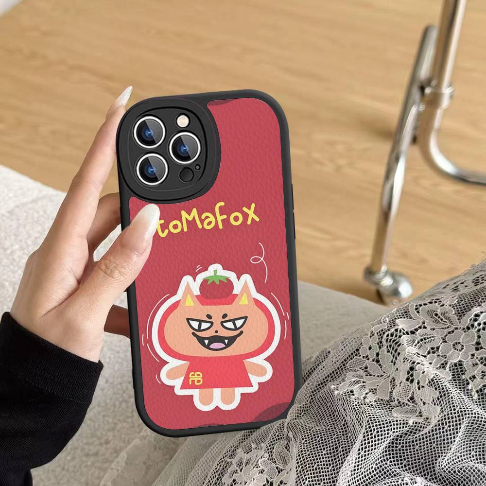 Аниме-маскот GMMTV Чехол для телефона Для IPhone 16 15 14 13 12 11 Pro Max Plus Кожаная крышка