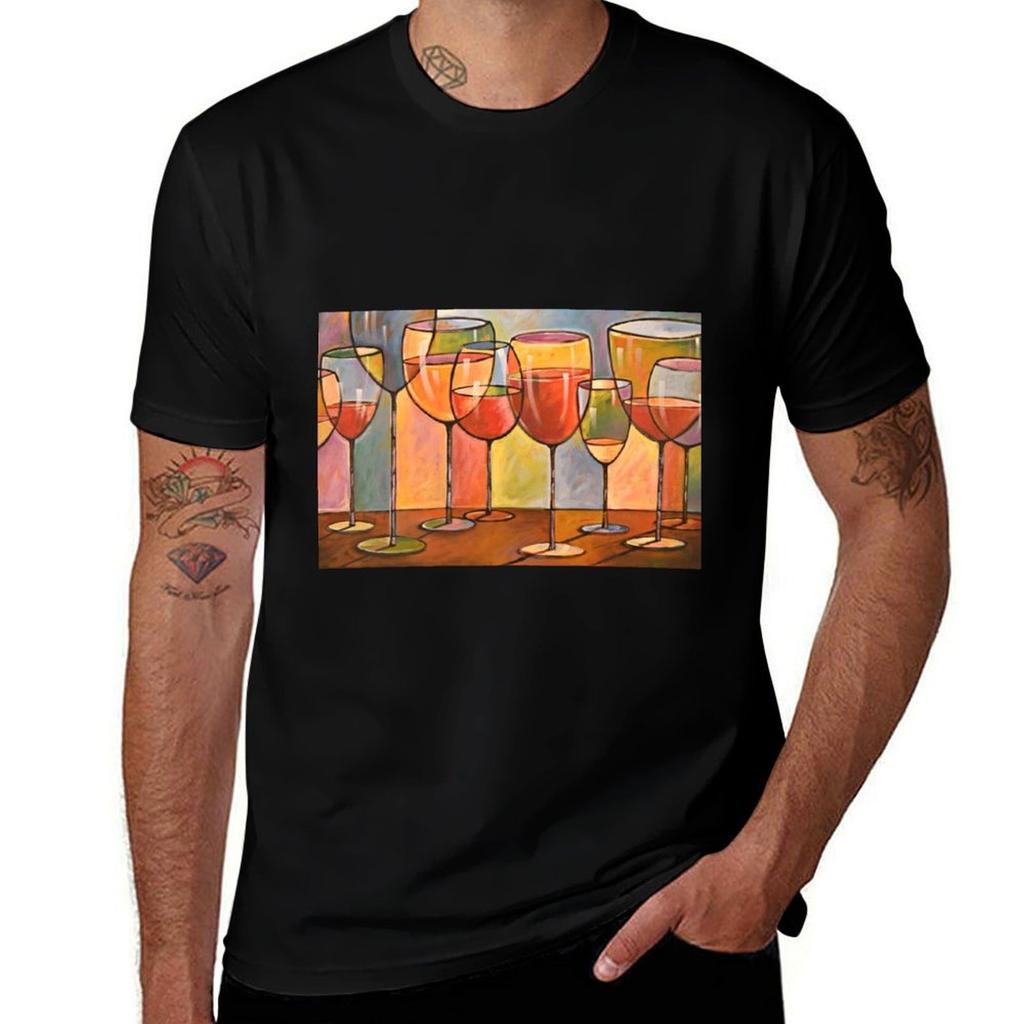 Whites and Reds TShirt Minimalist Graphic Tee Shirt
