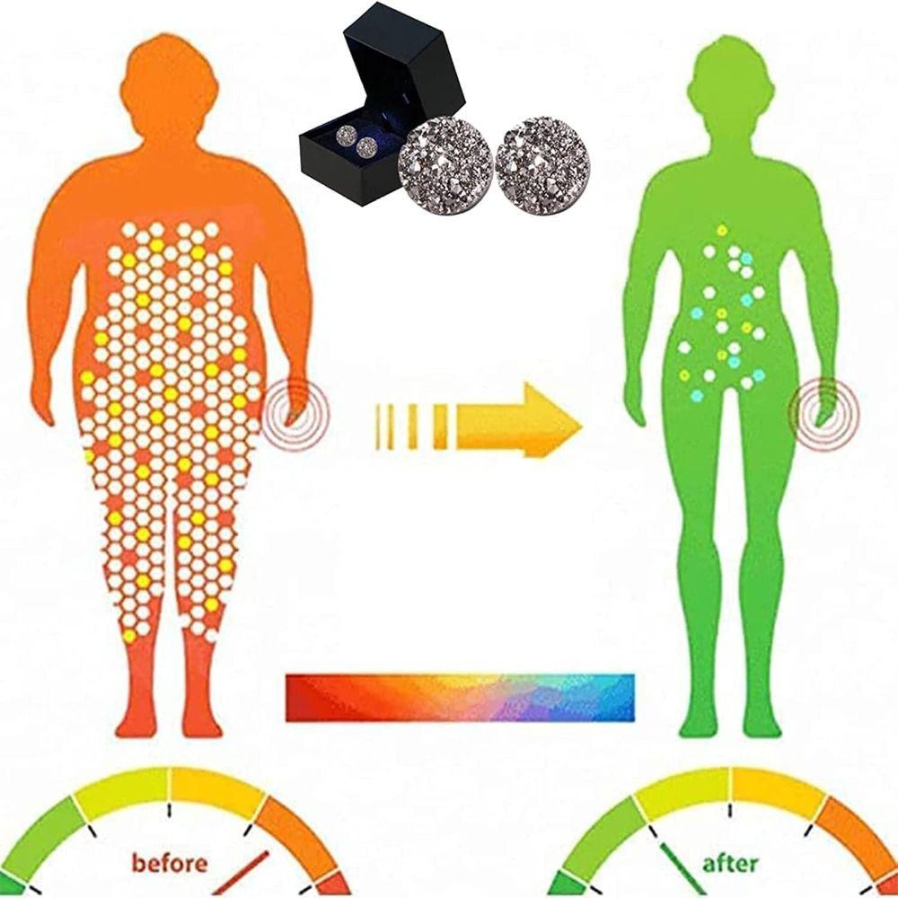 Loss Lymphatic Magnetotherapy Earrings Magnetherapy Germanium Earrings Lymphatic Drainage Earrings