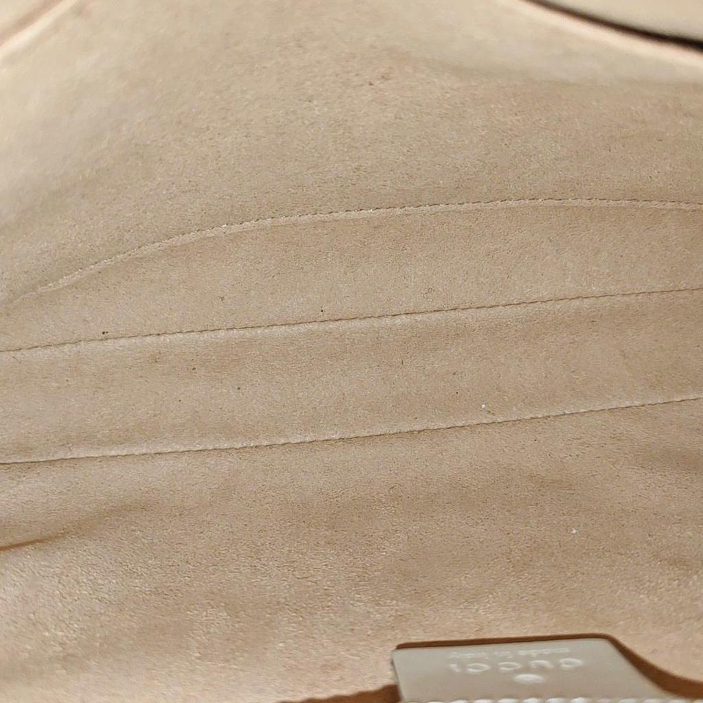 [Pre-Owned] Jackie 1961 Gold Lock Removable Extended Shoulder Strap Leather Half-Moon Underarm Bag Small - Very Good #WWPUM6