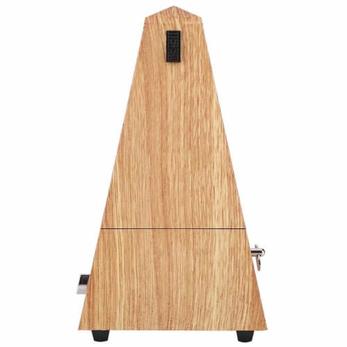 Aiwend Metronome, Wooden Tower Metronome with Light Wood Grain Design for Beginners and Kids