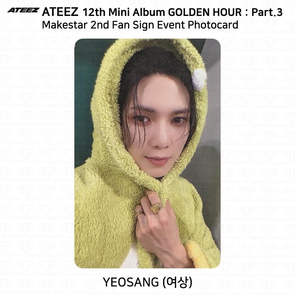 ATEEZ 12th Mini Golden Hour Part.3 Makestar 2nd Fan Sign Event Photocard