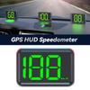 Автомобильный цифровой спидометр HUD Head Display GPS Speed Meter KMH MPH Display для всех автомобилей и грузовиков Plug and Play Auto Part Accessories Accessories