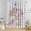 Anti-mosquito Curtains for Camera Mikko Living Room Curtain Halloween Decoration Home Interior Curtains 2 Pieces Partition Child
