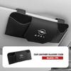 For Opel Leather Car Glasses Organizer Visor Clip On Anti Scratch Protector Zafira Meriva Mokka Vivaro Vectra Antara Ampera MH8