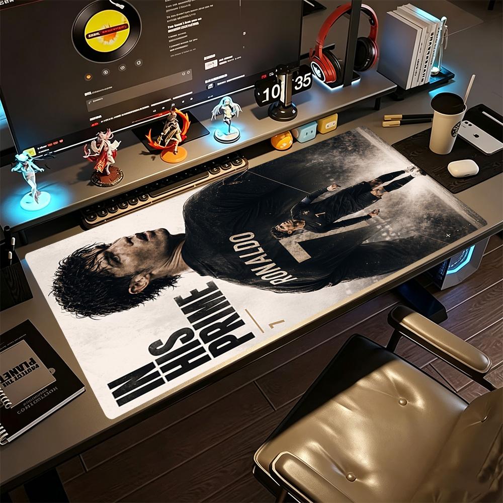 Ronaldo's Prime Moment Large Mouse Pad Office Mouse Mats Office Mouse Mats Non-Slip Rubber Bottom Suitable for Office Gaming PC Laptop