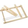 Good Quality Wooden Weaving Loom - Includes 3 Bobbins 28x2 Cm and 2 Metal Threads - Width. Ref 42308