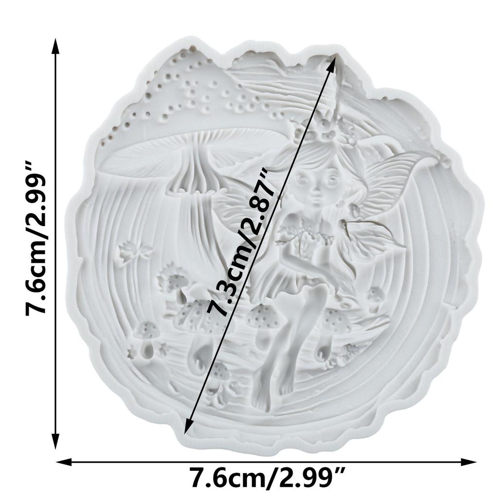 Силиконовая форма Фея-бабочка Формы для феи из мастики Инструменты для украшения торта Тематический торт Десерт Украшенная форма для шоколадных конфет