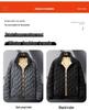 Men's Thick Winter Fleece Cotton Jacket - Large, Loose Fit