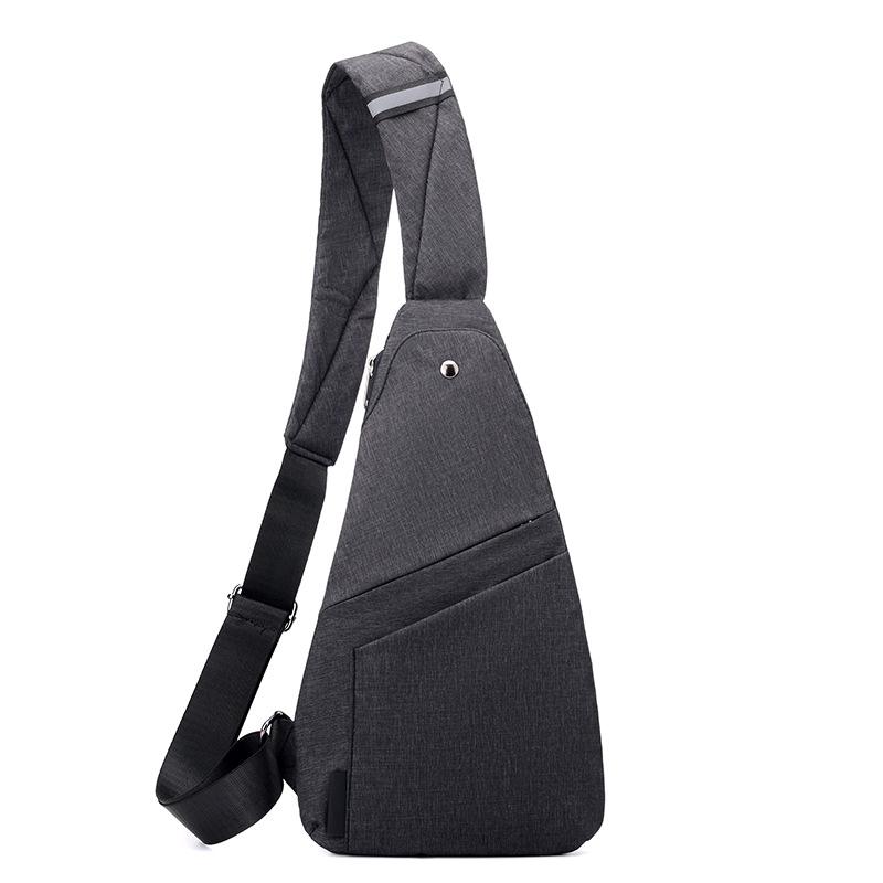 Unisex Chest Bag Simple Storage Bag Lightweight Travel Small Backpack Crossbody Bag Fashion Casual Single Should Bags