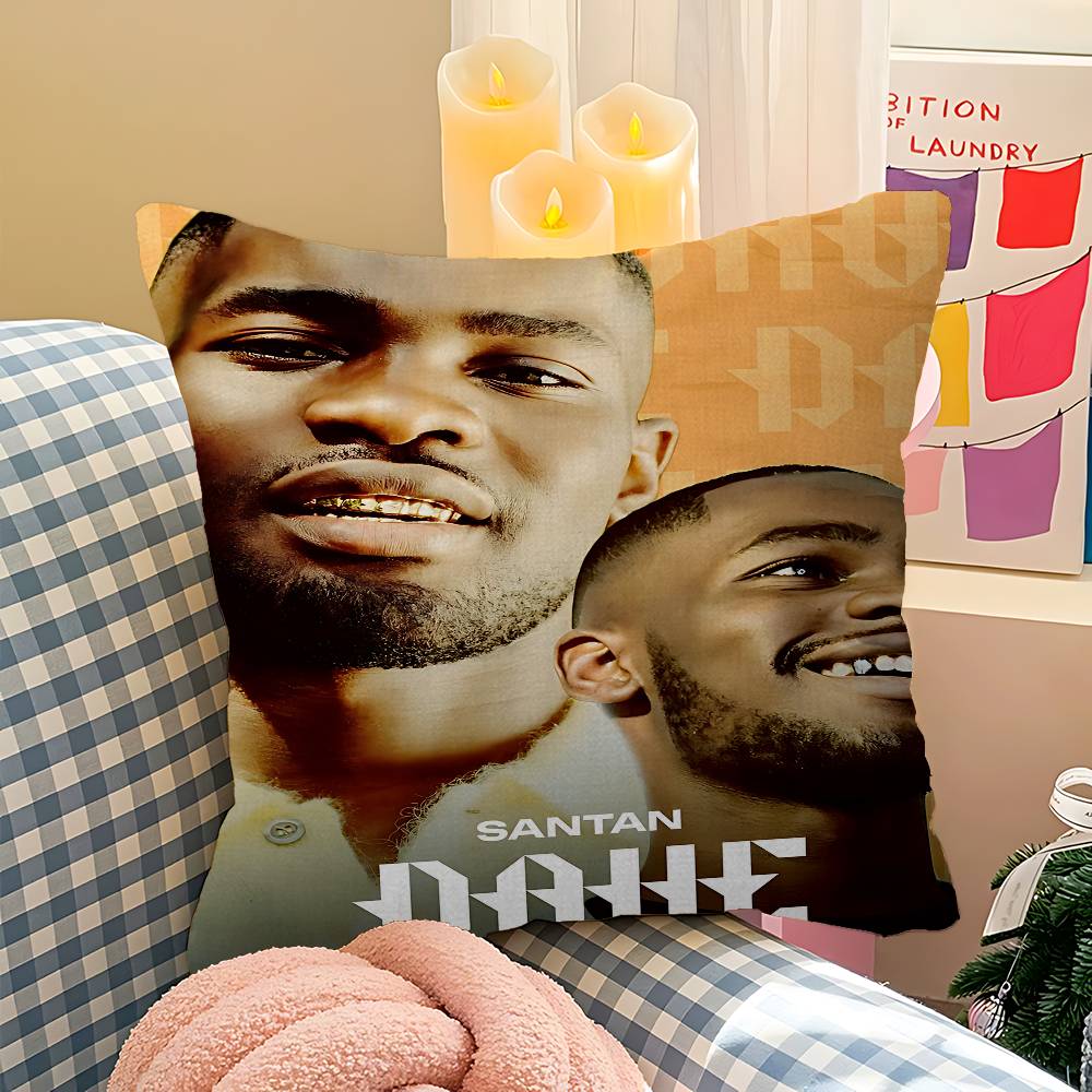 Поп-хип-хоп рэпер Дейв Подушка Аниме-подушка Подушка для изголовья дивана-кровати Чехол для подушки 45x45 см Мода